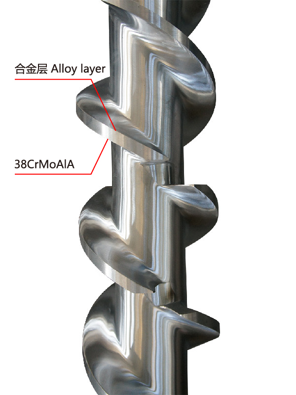 双合金螺杆机筒