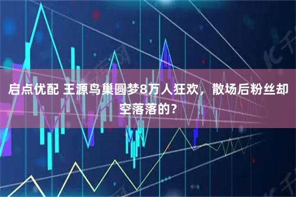 启点优配 王源鸟巢圆梦8万人狂欢，散场后粉丝却空落落的？