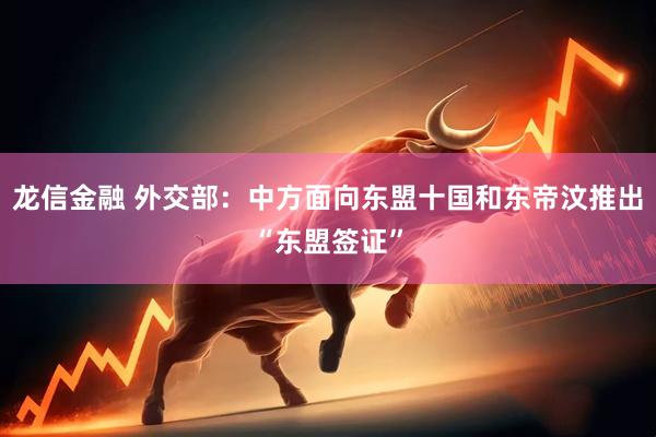 龙信金融 外交部：中方面向东盟十国和东帝汶推出“东盟签证”